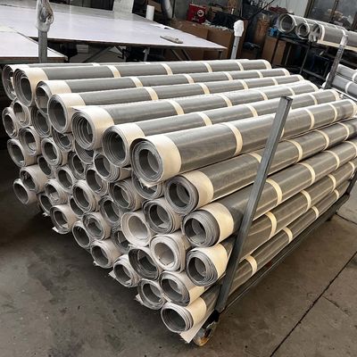 304L स्टेनलेस स्टील रासायनिक प्रसंस्करण के लिए रोटेक्स ग्रॉमेट स्क्रीन