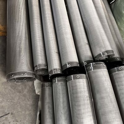 SS316 रोटेक्स सेपरेटर के लिए फोल्ड किए गए किनारों के साथ ग्रॉमेट स्क्रीन