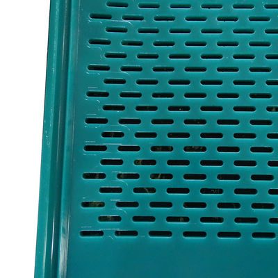 पीयू फ्लिप-फ्लॉप स्क्रीन पैनल 5 मिमी एपर्चर 6 मिमी मोटाई खाद स्क्रीनिंग के लिए