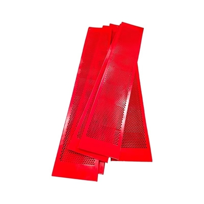 पॉलीयूरेथेन फ्लिप-फ्लॉप स्क्रीन मेष 8 मिमी एपर्चर गीली अयस्क प्रसंस्करण के लिए