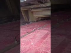 लाल-काला रबर स्क्रीन पैनल